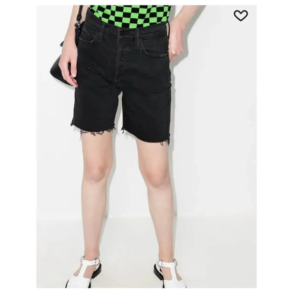 Mother The Insider Crop Shorts Not Guilty Size 25 - Picture 1 of 8